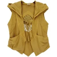 Guru-Shop T-Shirt Goa Psytrance Weste, Pixi Weste, Boho Weste mit.. alternative Bekleidung