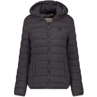 Geographical Norway Steppjacke Hochwertige Outdoorjacke Übergangsjacke Leicht mit Kapuze