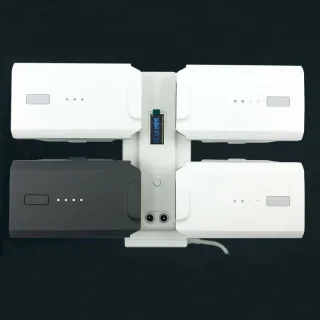 Fsum 4-in-1 Charging Hub Battery Charger Discharger Housekeeper Power Supply Station for FIMI X8 SE 2022 V2 RC Drone Qua