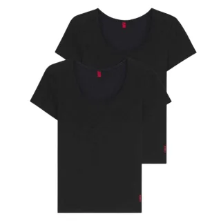 Hugo - T-Shirt für Damen (2er-Pack) (Schwarz)