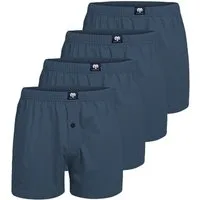CECEBA Boxershorts Herren (4-St) mit einem Eingriff mit Knopfleiste