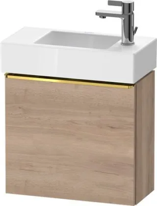 Duravit D-Neo Waschtischunterschrank wandhängend Tür:1, TA:RE, Gr:Gold Pol DE4219R34550000