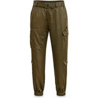 Freeman T. Porter Stoffhose Ciara Steppin Hose - Hose Damen - Cargohose - lange Hose grün
