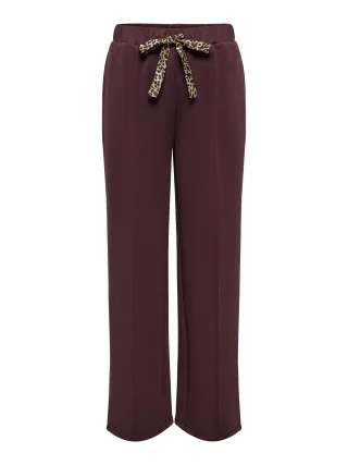 ONLY - ONLALINA LEO STRING PANT SWT Decadent Chocolate - Gr. - L