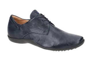 Think Herrenschuhe STONE 3-000275-8030 Blau Navy Echtleder Schn?rung Gummisohle