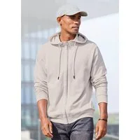 AUTHENTIC LE JOGGER Kapuzensweatjacke Sweatjacke mit Eingrifftaschen aus Baumwoll-Mix