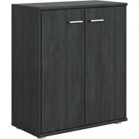 CARO-Möbel Highboard TOMMY, Kommode Sideboard Schrank in verschiedenen Farben 2 Türen Wohnzimmer A