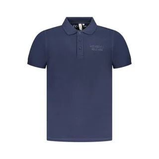 Accademia Militare Blau Baumwolle Herren Poloshirt
