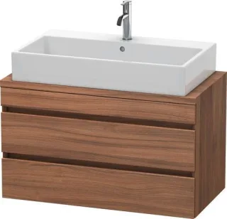 Duravit DuraStyle Konsolenwaschtischunterbau wandhängend Nussbaum Matt 900x478x512 mm - DS530807979 DS530807979