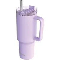 Quokkabottle Trinkflasche - Isolierte Edelstahl-Trinkflasche mit Griff und Strohhalm, doppelwandig und ergonomisch
