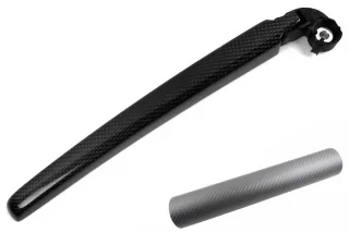 Heckwischer Frontwischer Scheibenwischer Arm Design Folie Set in Carbon Grau
