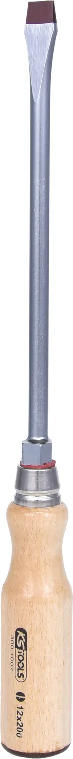 KS Tools ERGOTORQUE WOOD Schlitz-Schraubendreher - 300.1007
