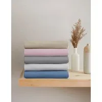 OTTO home Spannbettlaken MATILDA Jersey 160 g/m², 97% Bio-Baumwolle 3% Elasthan, Bettlaken, Jersey, Gummizug: rundum, (1 Stück), Bettlaken Bio-Baumwolle, für Matratzen bis 30cm Höhe, perfekter Sitz