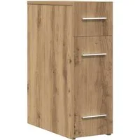 vidaXL Apothekerschrank Apothekerschrank 20 x 45,5 x 60 cm Holzwerkstoff Artisan-Eiche (1-St)