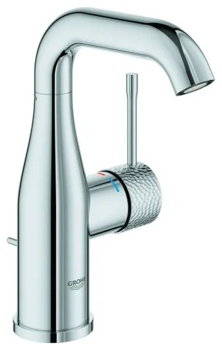 GROHE Einhand-Waschtisch-Batterie Essence 24173_1, M-Size U-Auslauf crafted chrom, 24173PF1 24173PF1