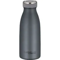THERMOcafé Isolierflasche TC BOTTLE, aus doppelwandigem Edelstahl, spülmaschinenfest, gummierter Drehverschluss, absolut dicht bei Kohlensäure
