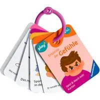 Ravensburger Spiel Play+ Spiel & Mach mit! Karten: Entdecke die Gefühle, Spiel für Kleinkinder