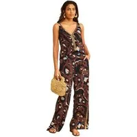 Love & Roses Stoffhose Love & Roses Weite Hose, Streifen/Print/Pailletten (1-tlg)