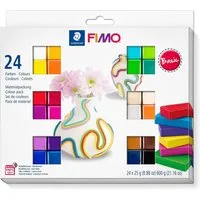 STAEDTLER Buntstift STAEDTLER Modelliermasse FIMO® soft Basic Colours 24er Set