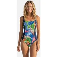 Sunflair Badeanzug Basic (1-St) Badeanzug - Schnelltrocknend - Farbenfrohes Design, Gerader Ausschnitt