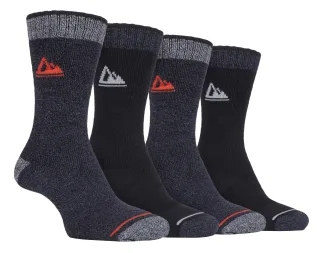STORM BLOC - 4 Paar Herren Cushion Sole Wandern Arbeit Boot Socken