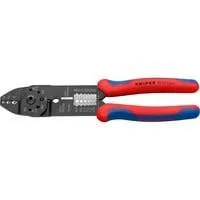 Crimpzange 97 21 215 C rot/blau, Abisolieren, Crimpen 0,5 - 6,0mm²