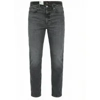 Lee® Tapered-fit-Jeans Regular Fit mit zulaufendem Bein - AUSTIN DARK SMOKE - Länge:32