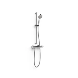 Tres Bausatz Thermostat Aufputz Duschsystem Over wall Rundes ABS Handrad. , 19019601 19019601