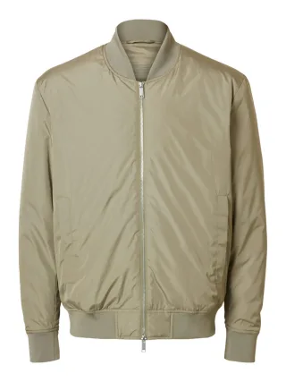 Selected - Bomberjacke - Slharchive beige/grau - Gr. - S