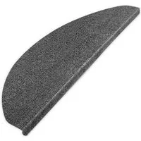 Karat Stufenmatte Denver, Treppenmatte, 5 Farben & 2 Größen, Halbrund, Höhe: 4.4 mm, Günstiger Stufenschutz