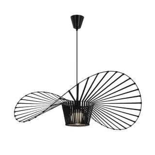 Nettlife Pendelleuchte, Schwarz, Metall, 80x150x80 cm, Lampen & Leuchten, Innenbeleuchtung, Hängelampen, Pendelleuchten