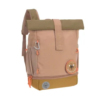 Lässig Kindergartenrucksack Mini Rolltop - Nature Haselnuss