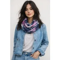 Ella Jonte Loop, mit buntem Airbrush-Muster – Leichter Rundschal in 4 Trendfarben