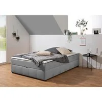 Home affaire Boxbett Niemes inkl. Bettkasten und Topper, auch in Überlänge erhältlich, Boxbett ohne Kopfteil, inkl. Topper