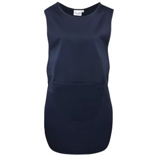 Premier Ladies/Womens Long Length Pocket Tabard (Marine)