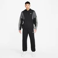 Nike Sportswear Trainingsanzug M NK CLUB FLEECE HDED TRACK GX, mit durchgehendem Reißverschluss, aus Baumwolle und Polyester