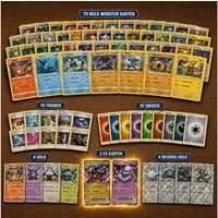 The Pokémon Company Sammelkarte Pokémon Karten Set Deutsch – 50/100/200/500 Karten inkl. Holo & EX Mix
