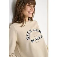 CECIL Sweatshirt mit feiner Stickerei auf der Vorderseite