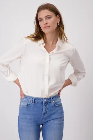 monari - Satin-Bluse - Gr. - 46
