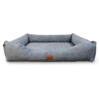 Petliving orthopädisches wasserabweisendes Hundebett Fiona grau XL