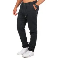 CARISMA Chinos Herren Leinen Baumwoll Mix Hose lang trendig angenehm slim fit 2220-SF in Unifarbe