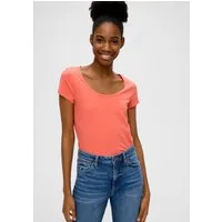 QS Kurzarmshirt T-Shirt T-Shirt mit U-Ausschnitt