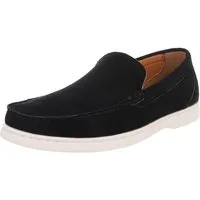 Coolwalk Herren Slipper aus Veloursoptik, Casual Slip-on Schuh Slipper (91977301) Flach Slipper in Schwarz