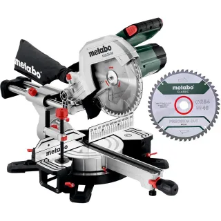 Metabo Kappsäge KGS 254 M Set mit 2. Hartmetall-Sägeblatt - Karton - 613254900