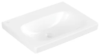 Villeroy & Boch Waschbecken Skyla 5A5163 600x460mm Rechteck ohne Überlauf Stone White CeramicPlus 5A5163RW