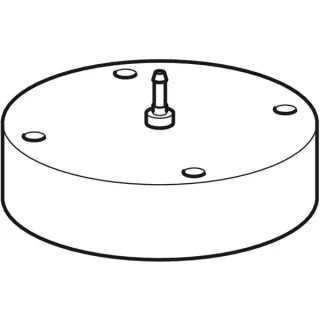 Geberit Gehäuse, zu Bodendrücker für elektronische Spülauslösungen, 240046001 240046001