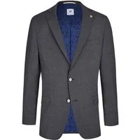 Atelier Torino Sakko Atelier-Torino MIX&MATCH Herren Sakko Modern-Fit Anthrazit