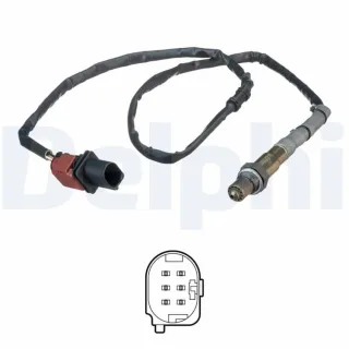 Delphi Lambdasonde Audi Seat Skoda VW ES20556-12B1