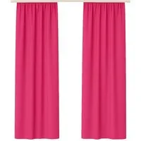 Bestlivings Gardine "Ellen" mit Universalband (2 St), Kräuselband, blickdicht, in moderner Satin-Optik, einfarbig, modern, waschbar bei 30°C