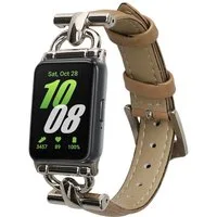 kwmobile Smartwatch-Armband kwmobile Echtleder Uhrenarmband für Samsung Galaxy Fit 3 Armband -, Leder Armband für Samsung Galaxy Fit 3